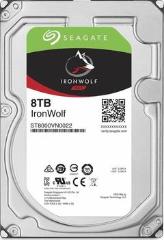 8.0 TB HDD Seagate IronWolf NAS HDD-Festplatte, geeignet für Dauerbetrieb