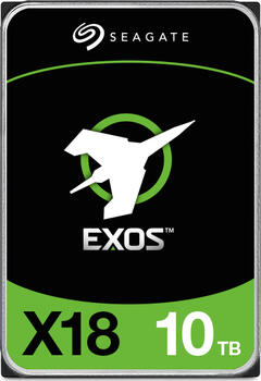 10.0 TB HDD Seagate Exos X - X18-Festplatte, geeignet für Dauerbetrieb, heliumgefüllt, PowerChoice