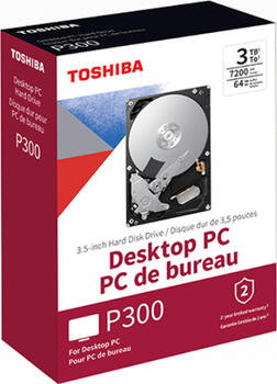 2.0 TB HDD Toshiba P300 Desktop PC-Festplatte SATA 6Gb/s-Festplatte