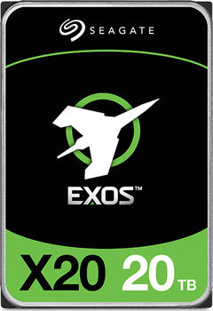 20.0 TB HDD Seagate Exos X - X20-Festplatte, geeignet für Dauerbetrieb, heliumgefüllt, PowerChoice, OEM