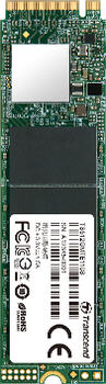 128 GB SSD Transcend PCIe 110S, 80mm M.2 PCIe 3.0 x4 lesen: 1800MB/s, schreiben: 1500MB/s