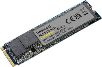 250 GB SSD Intenso PCIe PREMIUM SSD, M.2/M-Key (PCIe 3.0 x4), lesen: 2100MB/s, schreiben: 1100MB/s
