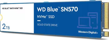 2.0 TB SSD Western Digital WD Blue SN570 NVMe, M.2/M-Key,  lesen: 3500MB/s, schreiben: 3500MB/s , TBW: 900TB