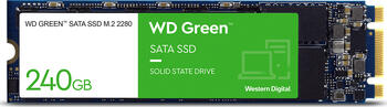 240 GB SSD Western Digital WD Green SATA SSD, M.2/B-M-Key (SATA 6Gb/s), lesen: 545MB/s