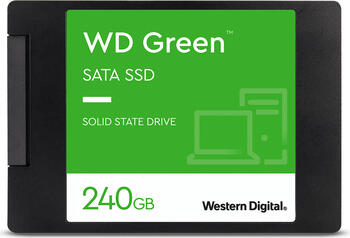 240 GB SSD Western Digital WD Green SATA SSD, SATA 6Gb/s, lesen: 545MB/s