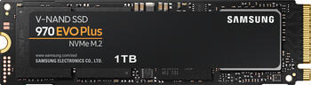 1.0 TB SSD Samsung 970 EVO Plus, PCIe 3.0 x4, M.2 lesen: 3500MB/s, schreiben: 3300MB/s, TBW: 600TB