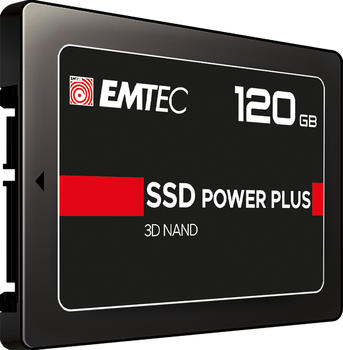 120 GB SSD Emtec X150 SSD Power Plus, SATA 6Gb/s, lesen: 520MB/s, schreiben: 500MB/s