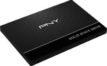 480 GB SSD PNY CS900, SATA 6Gb/s lesen: 550MB/s, schreiben: 500MB/s