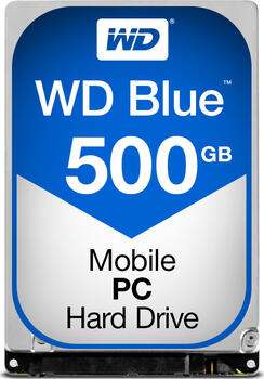 500 GB HDD WD Blue Mobile SATA 6Gb/s 2.5 Zoll-Festplatte 