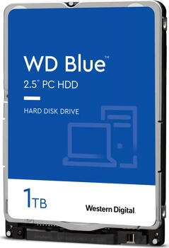1.0 TB HDD WD Blue Mobile SATA 6Gb/s-Festplatte 7mm, 128MB