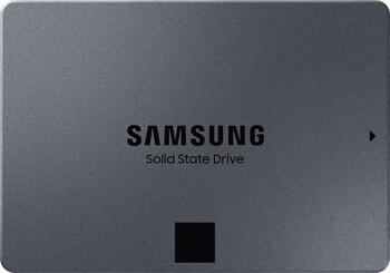 1.0 TB SSD Samsung 870 QVO, SATA 6Gb/s, lesen: 560MB/s, schreiben: 530MB/s SLC-Cached (160MB/s QLC), TBW: