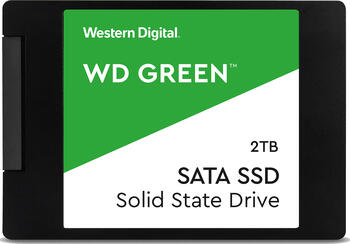 2.0 TB SSD Western Digital WD Green SATA SSD, SATA 6Gb/s, lesen: 545MB/s