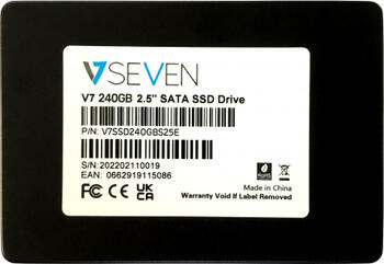 240 GB SSD V7 SSD, SATA 6Gb/s, lesen: 520MB/s, schreiben: 420MB/s
