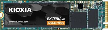 500 GB SSD KIOXIA EXCERIA G2, PCIe 3.1a x4, lesen: 2100MB/s, schreiben: 1700MB/s, TBW: 200TB