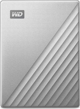 4.0 TB HDD Western Digital WD My Passport Ultra silber, USB-C 3.0