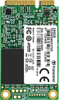 32 GB SSD Transcend MSA370S, mSATA 6Gb/s, lesen: 280MB/s, schreiben: 50MB/s, TBW: 90TB