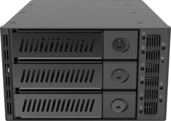 Chieftec CMR-2131 SAS Speicherlaufwerksgehäuse 3x HDD / SSD, 2.5/3.5 Zoll schwarz
