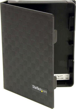 StarTech.com 2,5  Antistatische Festplatten Aufbewahrungsbox Schutzgehäuse - Schwarz - 3er Pack