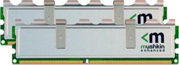 DDR2RAM 2x 2GB DDR2-667 Mushkin Enhanced Silverline Stiletto, CL5-5-5-15 Kit