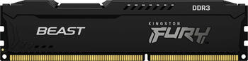 DDR3RAM 2x 8GB DDR3-1866 Kingston FURY Beast schwarz DIMM, CL10-11-10-30 Kit