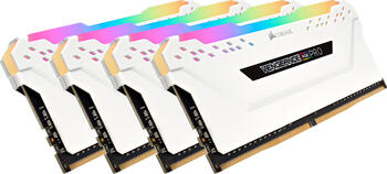 DDR4RAM 4x 8GB DDR4-3600 Corsair Vengeance RGB PRO weiß DIMM, CL18-19-19-39 Kit
