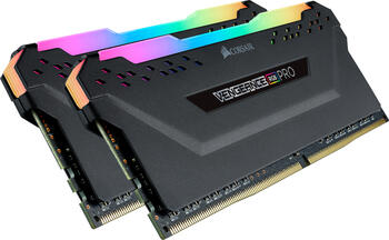 DDR4RAM 2x 8GB DDR4-3600 Corsair Vengeance RGB PRO schwarz DIMM, CL18-22-22-42 Kit