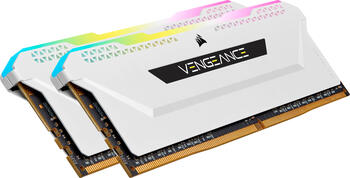 DDR4RAM 2x 16GB DDR4-3200 Corsair Vengeance RGB PRO SL weiß DIMM, CL16-20-20-38 Kit