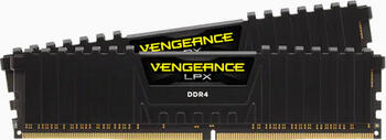 DDR4RAM 2x 16GB DDR4-3600 Corsair Vengeance LPX schwarz DIMM, CL16-19-19-36 Kit