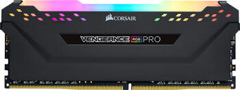 DDR4RAM 2x 8GB DDR4-3600 Corsair Vengeance RGB PRO SL schwarz DIMM, CL16-18-18-36 Kit