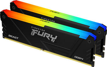 DDR4RAM 2x 16GB DDR4-3600 Kingston FURY Beast RGB DIMM, CL18-22-22 Kit