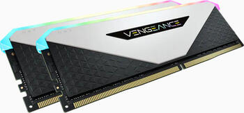 DDR4RAM 2x 32GB DDR4-3200 Corsair Vengeance RGB RT White DIMM, CL16-20-20-38 Kit