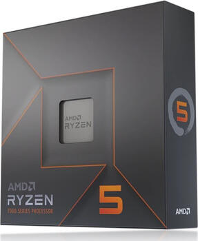 AMD Ryzen 5 7600X, 6C/12T, 4.70-5.30GHz, boxed ohne Kühler, Sockel AMD AM5 (LGA1718), Raphael CPU