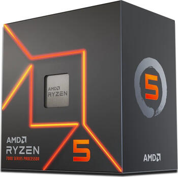 AMD Ryzen 5 7600, 6C/12T, 3.80-5.10GHz, boxed, Sockel AMD AM5 (LGA1718), Raphael CPU
