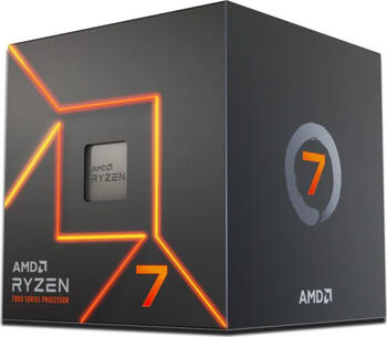 AMD Ryzen 7 7700, 8C/16T, 3.80-5.30GHz, boxed, Sockel AMD AM5 (LGA1718), Raphael CPU