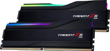DDR5RAM 2x 48GB DDR5-6400 G.Skill Trident Z5 RGB schwarz DIMM on-die ECC, CL32-39-39-102 Kit