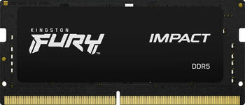 DDR5RAM 2x 32GB DDR5-5600 Kingston FURY Impact SO-DIMM on-die ECC, CL40-40-40 Kit