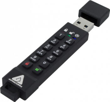 128 GB Apricorn Aegis Secure Key 3z USB-Stick, USB-A 3.0, lesen: 190MB/s, schreiben: 80MB/s