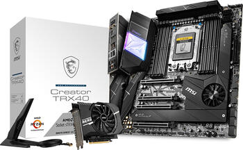 MSI Creator TRX40, E-ATX Mainboard, 8x DDR4, max. 256GB, 1x USB-C 3.2