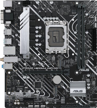 ASUS Prime H610M-A WIFI D4, Sockel 1700, µATX-Mainboard, 2x DDR4 max. 64GB, VGA, HDMI 2.1, 2x USB-A 3.1
