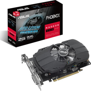 ASUS Phoenix Radeon RX 550, PH-RX550-2G, 2GB GDDR5 Grafikkarte, DVI, HDMI 2.0b, DisplayPort 1.4