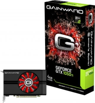 Gainward GeForce GTX 1050 Ti, 4GB GDDR5 1x DVI, 1x HDMI 2.0b, 1x DisplayPort 1.4, Grafikkarte