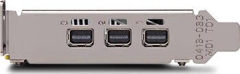 PNY Quadro P400 V2&comma; 2GB GDDR5 Grafikkarte&comma; 3x mDP inkl&period; 3x mDP auf DP-Adapter