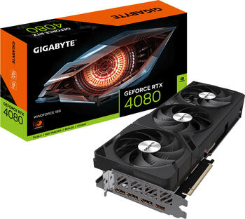 GIGABYTE GeForce RTX 4080 Windforce, 16GB GDDR6X, HDMI, 3x DP