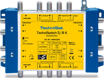 TechniSat TechniSwitch 5/8 K, SAT-Multischalter 