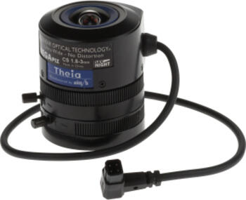 Theia Ultra-Weitwinkelobjektiv 1,8–3,0 mm mit variabler Brennweite