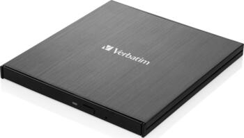 Verbatim Ultra HD 4K Slimline, USB-C 3.0, Bluray-Brenner, extern