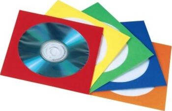CD/ DVD-Leerhüllen 1-fach Papierhüllen 100er 