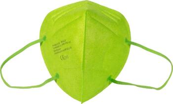Duuja FFP2 Maske Einmalmundschutz hellgrün 20er-Pack  im Karton, und jede Maske nochmals einzeln verpackt