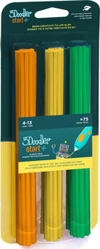 75er-Pack 3Doodler Start Filament orange, gelb, grün - Garden Blend