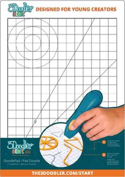3Doodler MINT Zeichenunterlage - DoodlePad, 210x150mm, für 3Doodler Start+